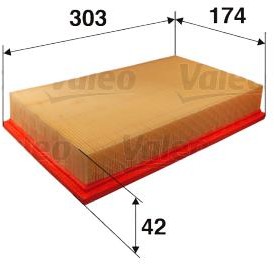 Valeo filtr powietrza panelowy 585374 - Bezpłatny zwrot do 30 dni, największy wybór produktów. 585374
