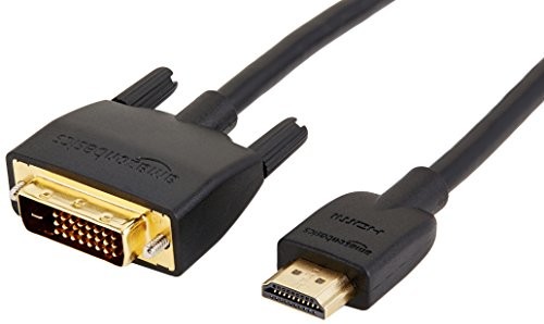 AmazonBasics przewód-adapter DVI na HDMI, 1,83 m (najnowszy standard) HL-007347