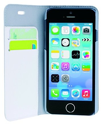 APPLE Phonix Öko-Leder Buch-Hülle für iPhone 6 Plus weiß