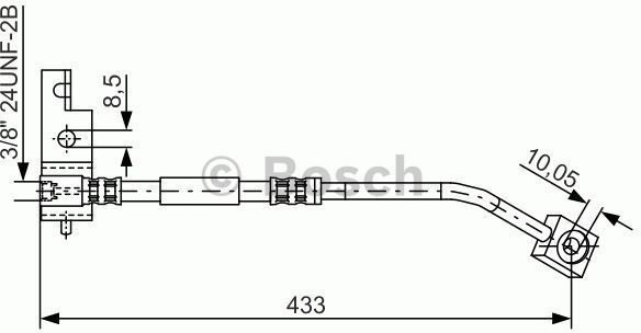 Bosch Przewód hamulcowy elastyczny 1 987 476 103