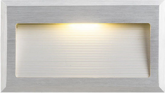 Oprawa do wbudowania INTRO L Aluminium szczotkowane 350mA COB LED 3W 3000K R1059 (R10598)