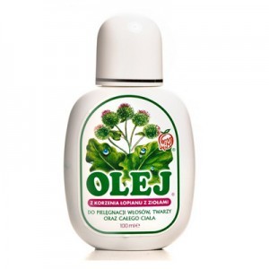 Nami Olej z korzenia łopianu z ziołami mocne włosy, zdrowa skóra 100ml