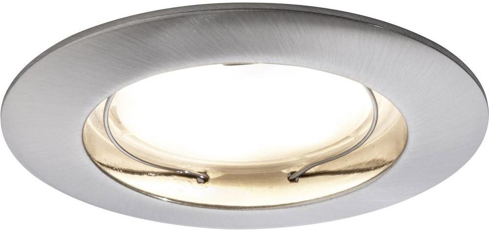 Paulmann Lampy do zabudowy LED Coin 92827 380 lm 2700 K żelazowy szczotkowany)