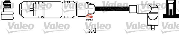 VALEO Przewody zapłonowe - zestaw 346373