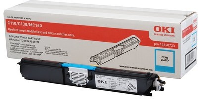 OKI Toner OKI C110 C130N MC160N Cyan 2,5k) 44250723 44250723