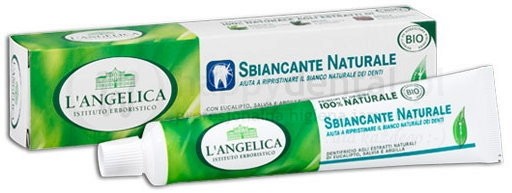 COSWELL LANGELICA Naturalnie Wybielająca 75ml - wybielająca pasta do zębów zawie
