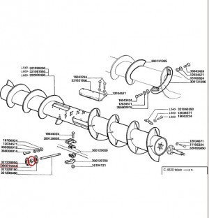 CNH PROWADNICA (PLASTIKOWA KULKA) 300015644