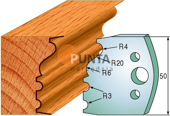 CMT UTENSILI Art. 690.513 - NOŻE I OGRANICZNIKI 50 mm 691.513