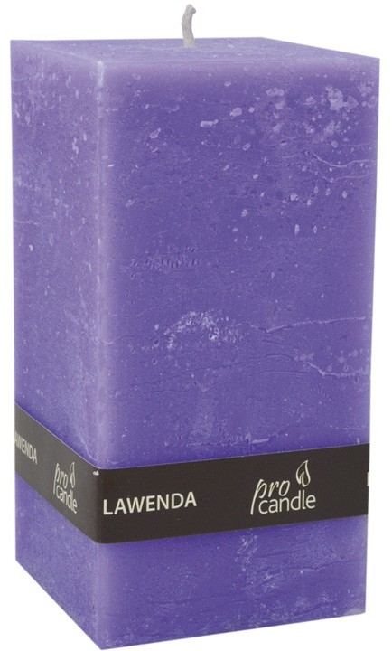 Pro Candle wieca zapachowa ProCandle 734017 / prostopadłościan / lawenda