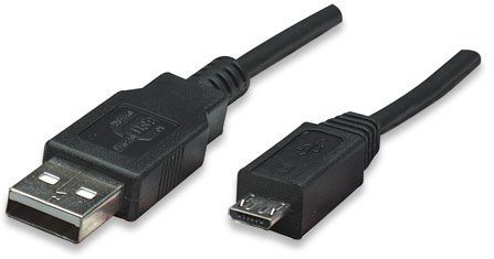 Manhattan Kabel USB A - Micro-B męskie - męskie3 m (325684)