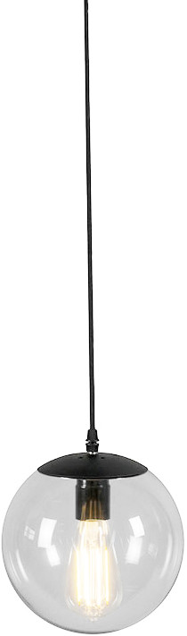 QAZQA Nowoczesna lampa wisząca przezroczysta 20 cm - Pallon