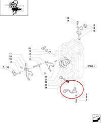 CNH CZUJNIK OBROTÓW WAŁKA WOM NEW HOLLAND 87564776
