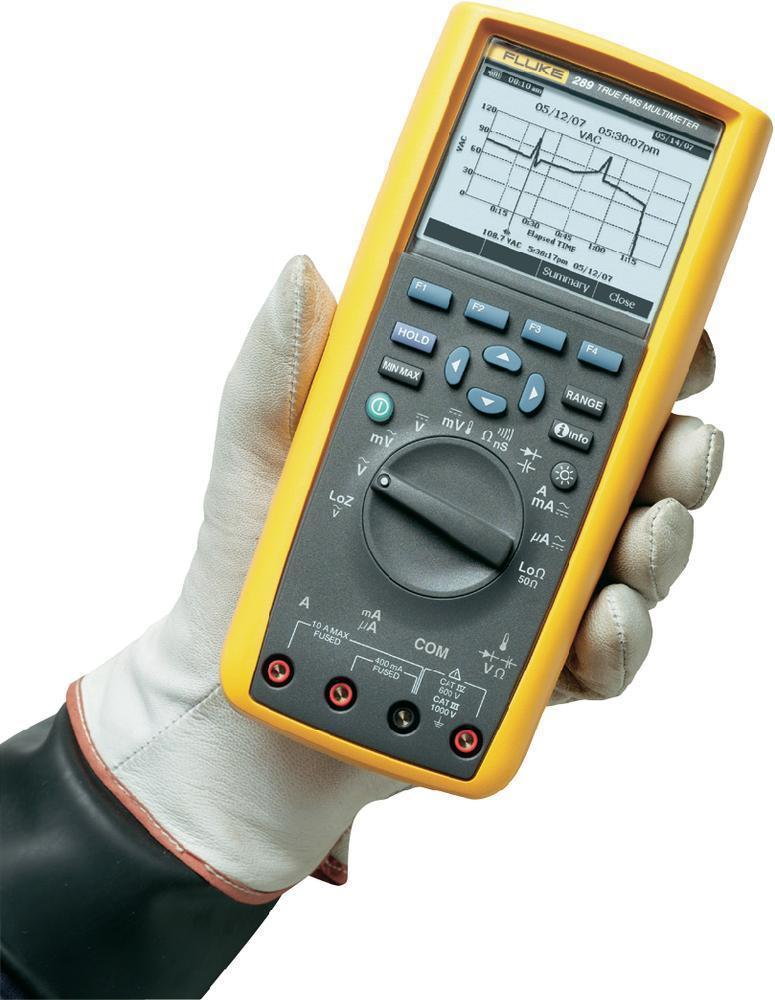 Fluke Rejestrator danych 289/EUR cyfrowy 1000 V CAT III/600 V CAT IV (3947801)