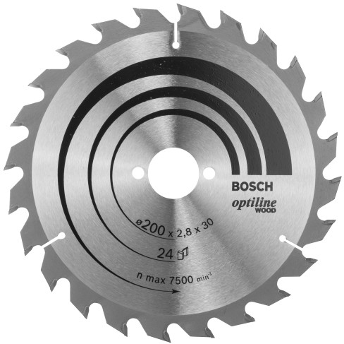 Bosch Piła tarczowa Optiline Wood 200 mm x 30 mm x 24T