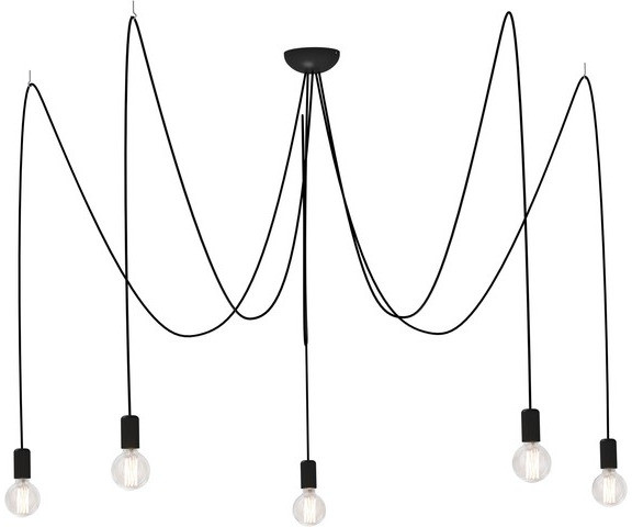 Nowodvorski Lampa wisząca SPIDER Czarny V (6788) 678800