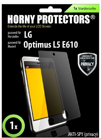 HORNY PROTECTORS Horny Protectors Crystal Clear folia ochronna na wyświetlacz do LG E610 Optimus L5, przezroczysty 4250558643631