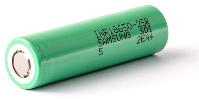 Samsung INR18650-25R 20A 2500mAh Li-Ion 3.7V 18.3x64,85mm bez PCB