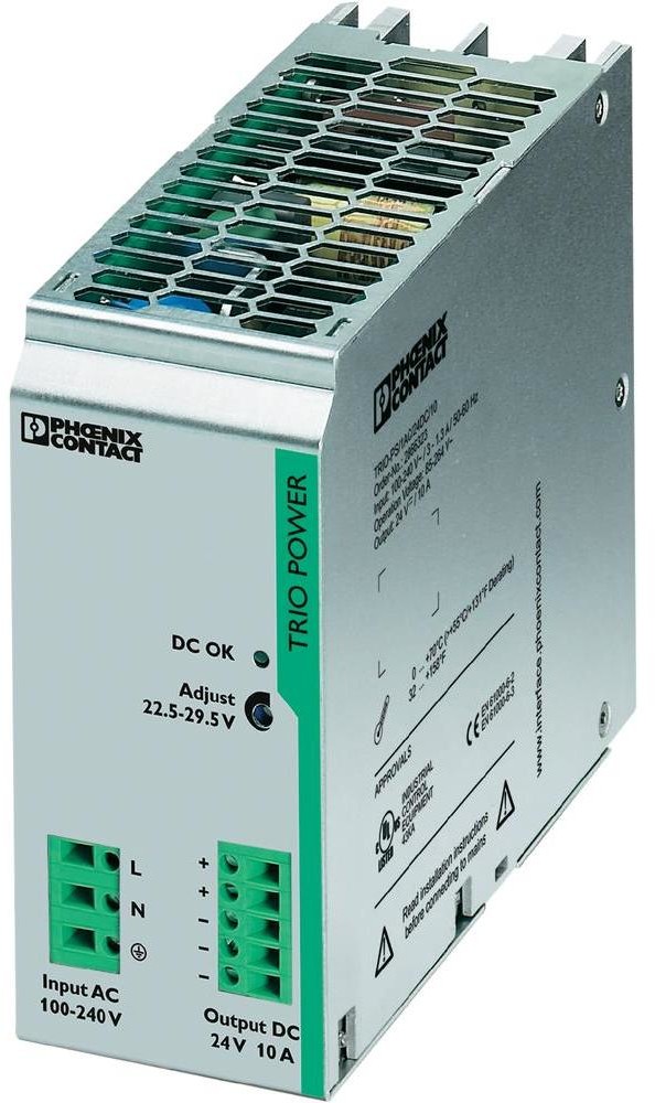 Phoenix Contact Zasilacz na szynę DIN Contact TRIO-PS/1AC/24DC/10 12V 24 V/DC 10 A 240 W 1 x