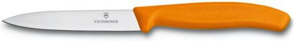 Victorinox Nóż do obierania jarzyn , pomarańczowa rękojeść 6.7606.L119