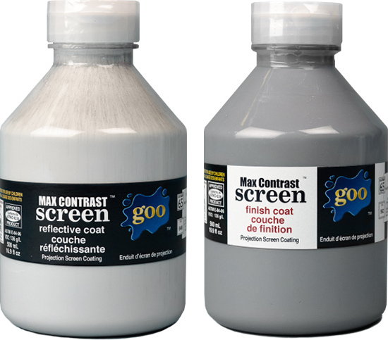 Farba projekcyjna Screen Goo Max Contrast zestaw 0,5L