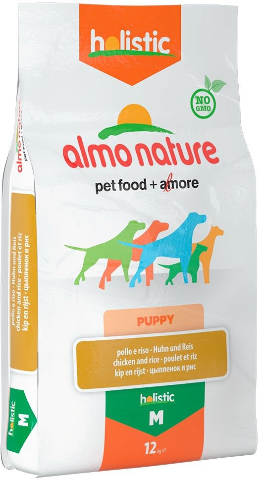 Almo Nature Holistic Medium Puppy Z Kurczakiem I Ryżem - 12 Kg