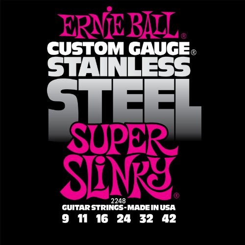 Ernie Ball Stainless Steel Electric Guitar Strings 2248