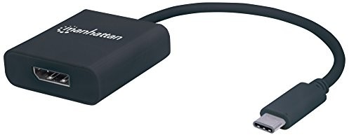 Manhattan 152020 USB 3.1 typu C-wtyczka do gniazda DisplayPort-konwerter plików video Czarny 152020