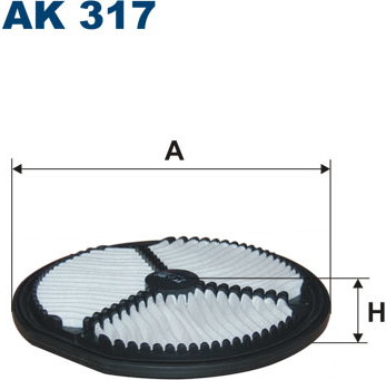 Filtron AK 317 FILTR POWIETRZA