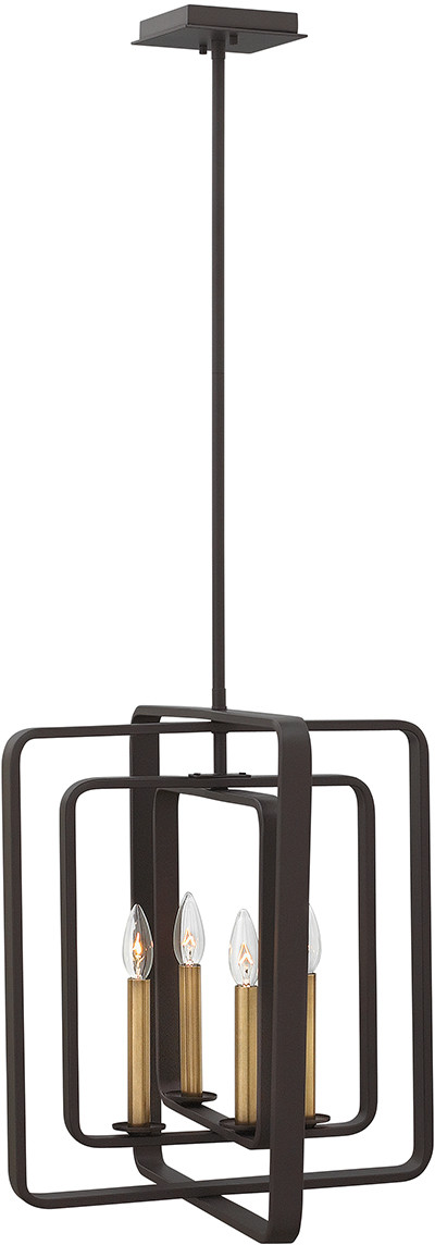 Elstead Lighting Lampa wisząca QUENTIN 4P B HK/QUENTIN/4P/B Lighting