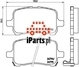 BREMBO Klocki hamulcowe - komplet P 10 015