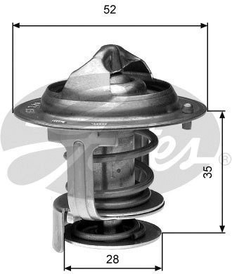 GATES Termostat, żrodek chłodzący TH29484G1