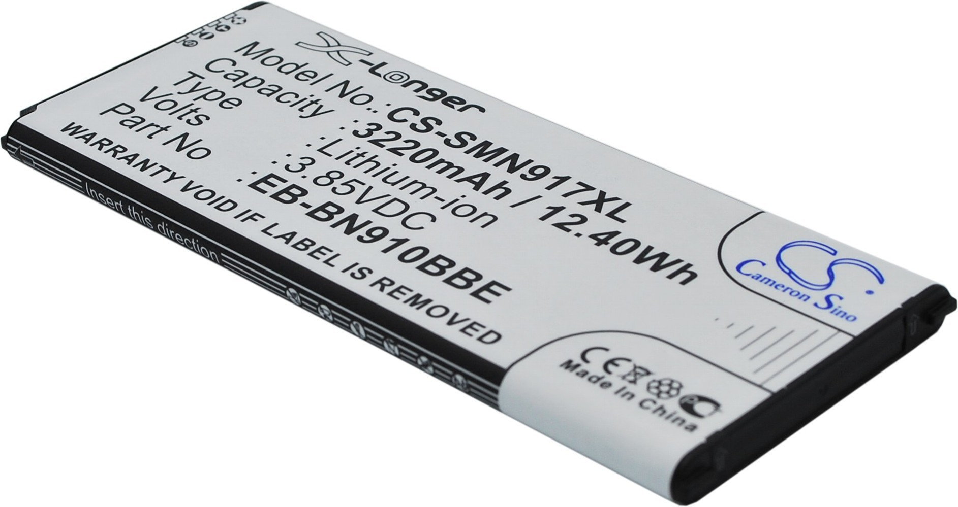 Фото - Акумулятор для мобільного CameronSino Samsung Galaxy Note 4 / EB-BN910BBE 3220mAh 12.40Wh Li-Ion 3.85V (Cameron 