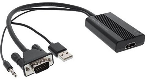 InLine Przełącznik Converter VGA and Audio to HDMI, Input VGA and 3.5 mm A