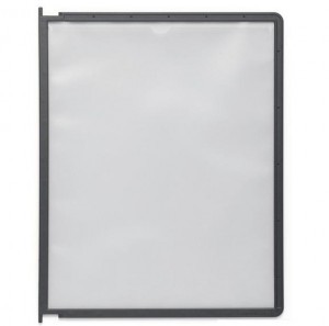 DURABLE Panele SHERPAR PIN A4 - ramki w kolorze czarnym z wystającymi bolcami