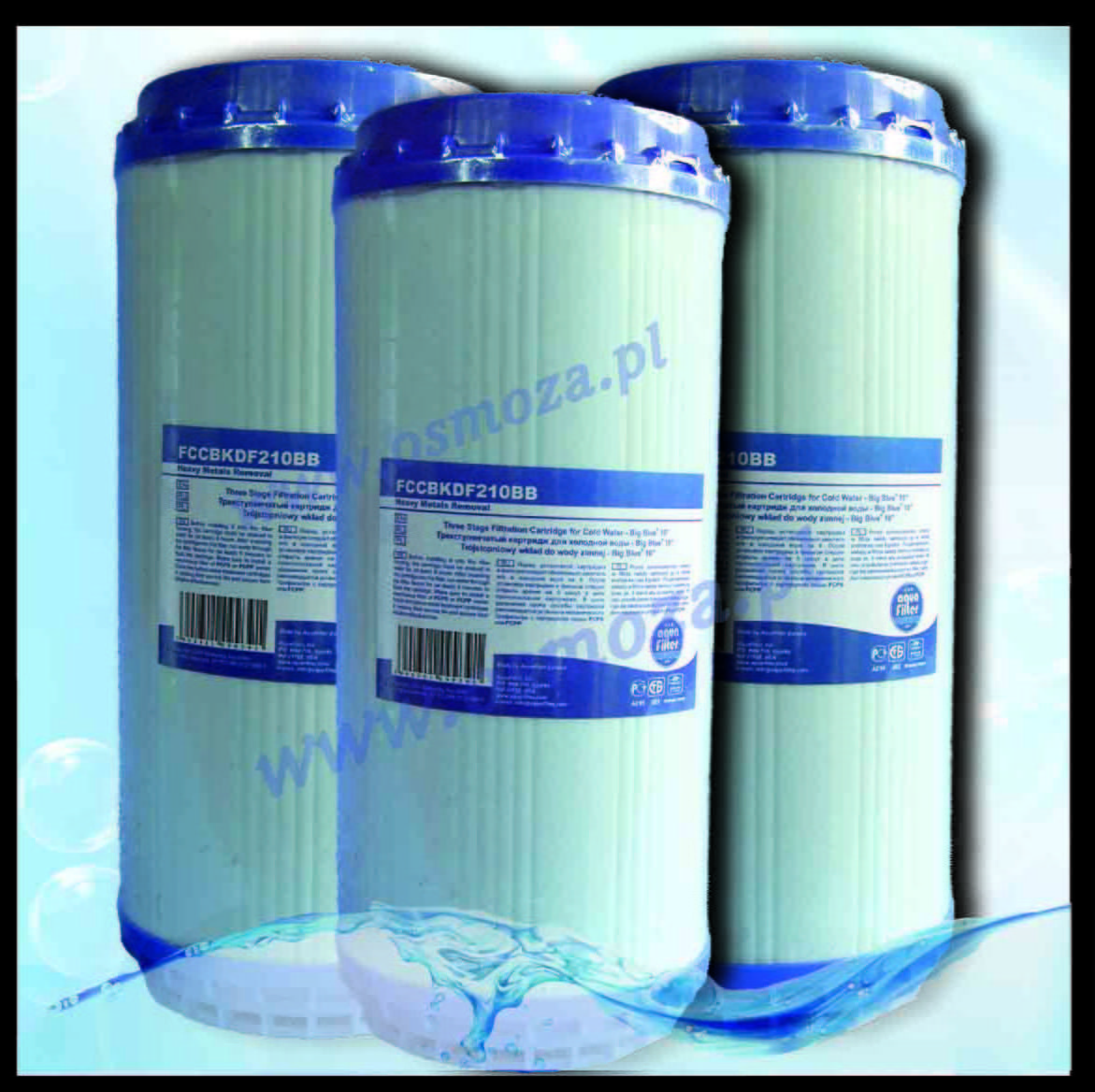 AquaFilter Wkład węglowy FCCBKDF2 10BB