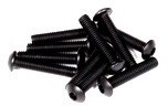 Axial M3x15MM Hex Socket Button Head (Black) AXA117