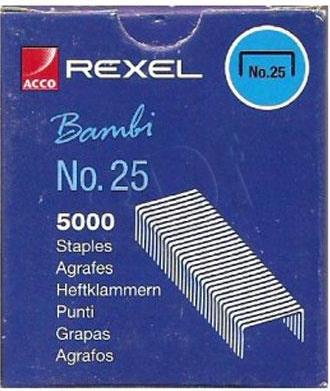 Rexel Zszywki NO 25 BAMBI 5020