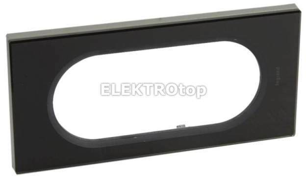 Legrand Celiane Ramka szkło czarny grafit 4/5m 069305