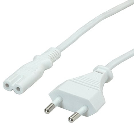 Фото - Кабель Value Power Cable White 1.8 M