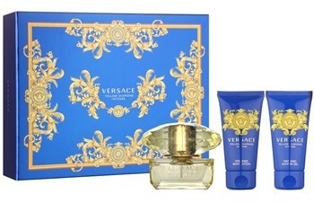 Versace Yellow Diamond Intense woda perfumowana 50ml + żel pod prysznic 50ml + mleczko do ciała 50ml