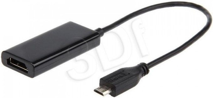 Gembird Adapter MHL(M)-> HDMI(F)+USB MICRO(BF) (5 PIN) 16C A-MHL-002