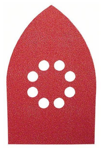 Bosch Papier ścierny do multinarzędzia z rzepem perforowane wielkość ziarna 180 DxS) 160 mm x 100 mm Expert for Wood 2608605577 5 szt