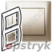Legrand SISTENA LIFE Ramka TITAN podwójna pionowa 771406