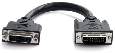 StarTech przewodem DVI-I Dual Link Digital Analog port Saver 15,2 cm M/F DVIEXTAA6IN