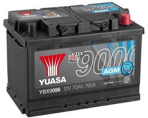 YUASA YBX9096 760A 12V P+