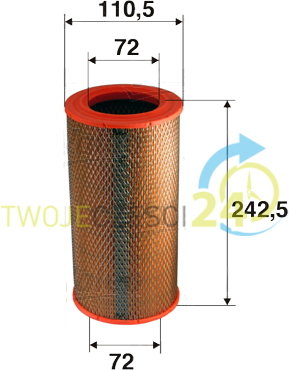 Valeo Filtr powietrza 585612