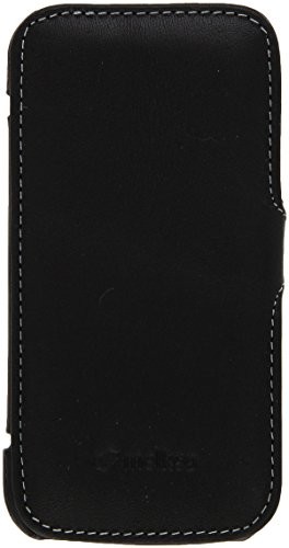 Melkco SSGN91LCJB1BKNP Booka Type Leder Case für Samsung Galaxy S4 Mini GT-I9190/S4 Mini Duos GT-I9192/S4 Mini LTE GT-I9195 schwarz