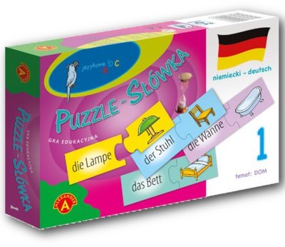Alexander Puzzle Słówka Niemieckie Dom 0478