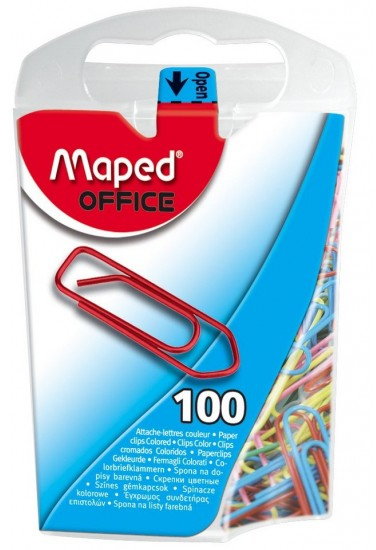 Maped Spinacze kolorowe 100szt. 321011