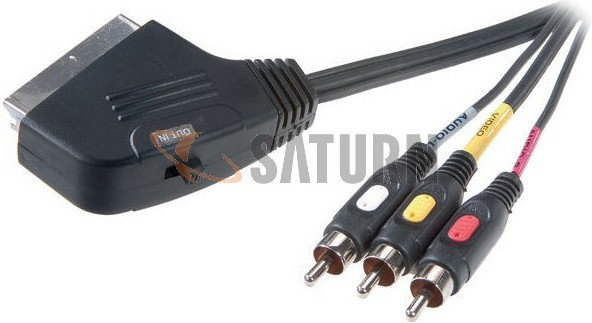 Vivanco Kabel Scart - 3RCA (in/out) 2m 9/84-N